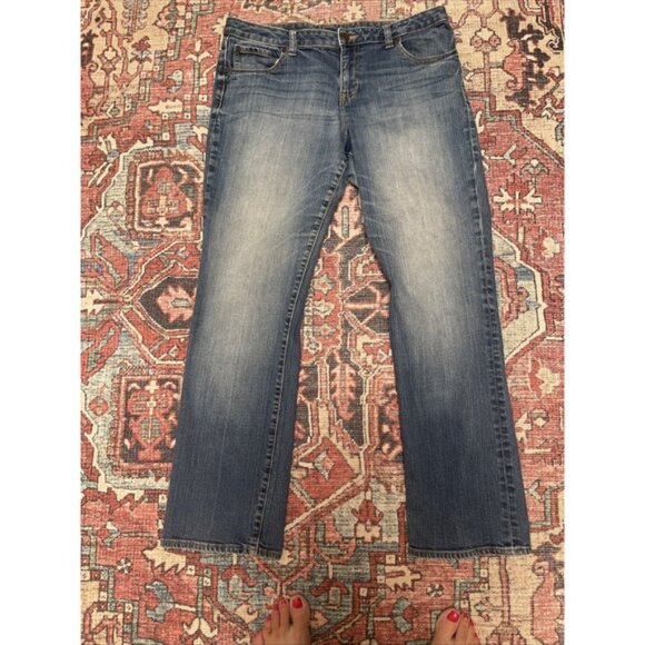 NYDJ Ami Size 14 Cream Colored Jeans Raw Hem Lift Tuck - Picture 11 of 16